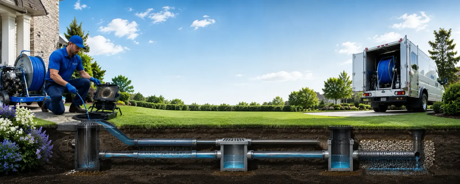 Outdoor drain cleaning information for Tyro, KS